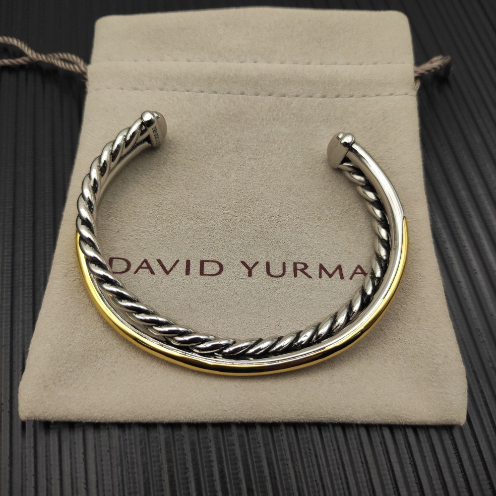 David Yurman Cylindrical Cross-Tie Bracelet